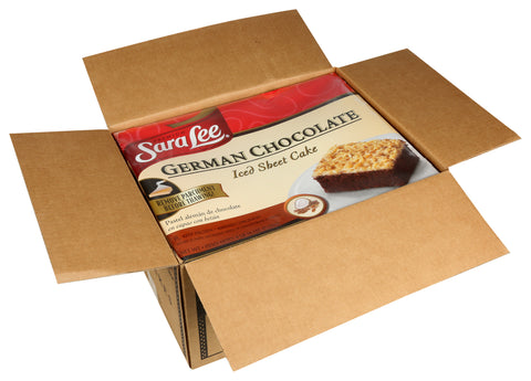 Sara Lee CAKE GERMAN CHOCOLATE ICED SHEET SECONDS 12X6