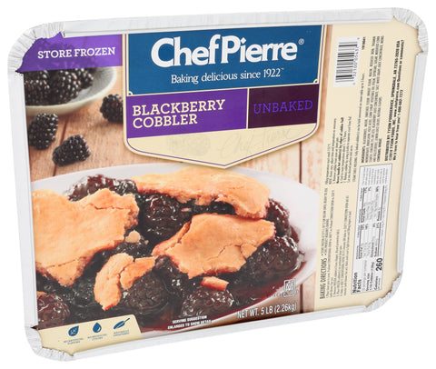 Sara Lee Chef Pierre Blackberry Cobbler, 5 Pound -- 2 per case.