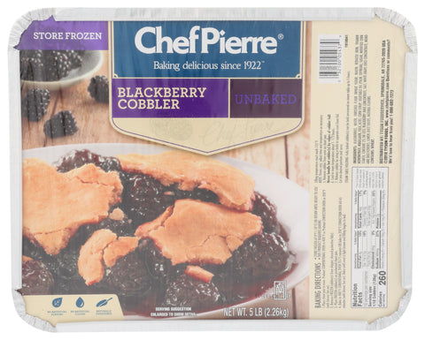 Sara Lee Chef Pierre Blackberry Cobbler, 5 Pound -- 2 per case.