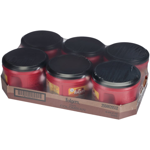 Coffee Ground Colombian Canister