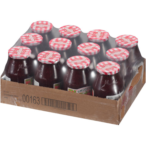 Smuckers Strawberry Jam, 32 Ounce -- 12 per case.