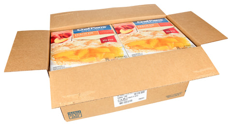 Sara Lee Chef Pierre Unbaked Peach High Pie, 10 inch -- 6 per case.