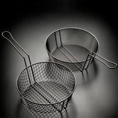 American MetalCraft BASKET CULINARY TINNED STEEL COARSE MESH 9