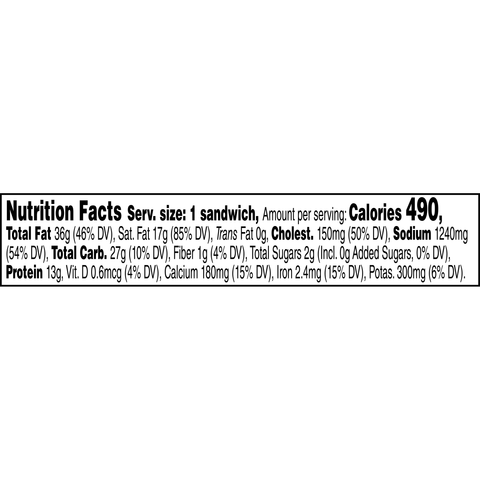Jimmy Dean Egg and Cheese Sausage Sandwich Biscuit, 4.9 Ounce -- 12 per case.