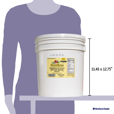 SunGlow European Style Whipped Butter Blend, 20 Pound.
