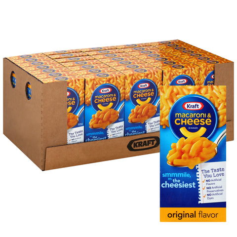 Kraft Dinners Macaroni and Cheese - Entree, 7.25 Ounce -- 35 per case.