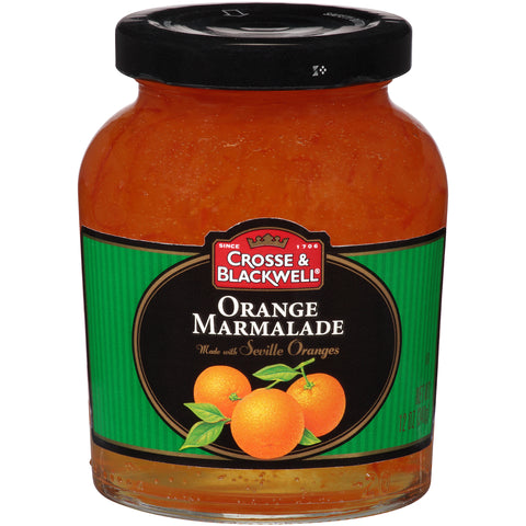 Marmalade Orange Glass Jar