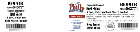 Allied Specialty BEEF STEAK PHILLY BULK 10000043771