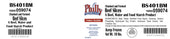 Allied Specialty BEEF PHILLY STEAK SOLID MUSCLE THIN SLICED 4 OZ