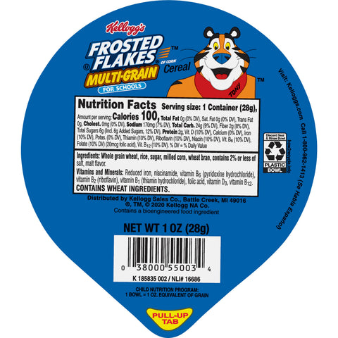 Cereal Frosted Flakes® Multigrain Reduced Sugar Bowl Pack