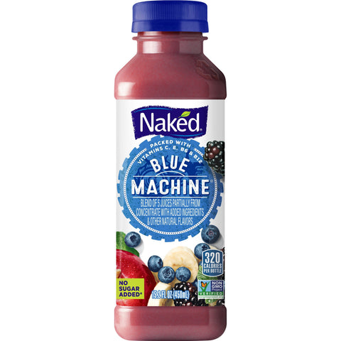 Naked Juice DRINK BLUE MACHINE REFRIGERATED PLASTIC BOTTLE