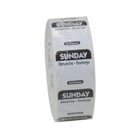 Label Food Rotation Trilingual Black Sunday 1x1