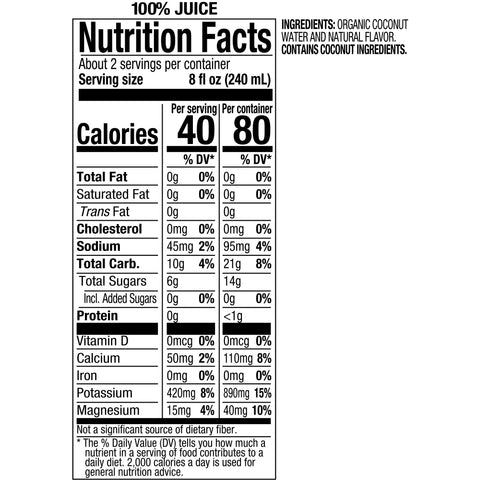 Water Coconut Porgc Nj Carton