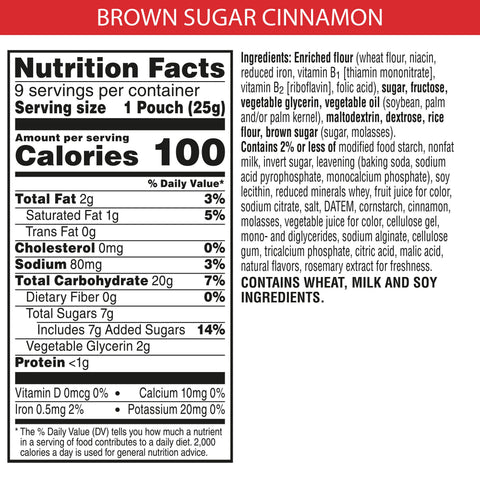 Cereal Bar Special K Pastry Crisp Brown Sugar Cinnamon