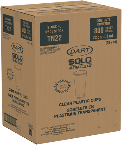 Hot Table CUP PET ULTRA CLEAR™ 22 OZ
