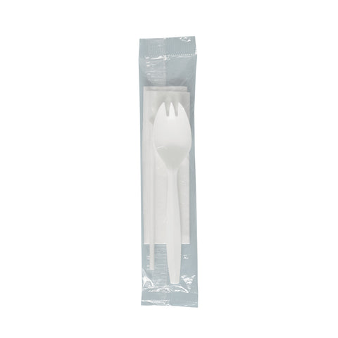 Solo® CUTERLY KIT, SPORK, 9X13 NAPKIN & STRAW