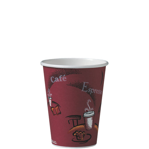 Cup Paper Hot Single Poly 12 Oz