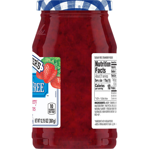 Jam Strawberry Sugar Free