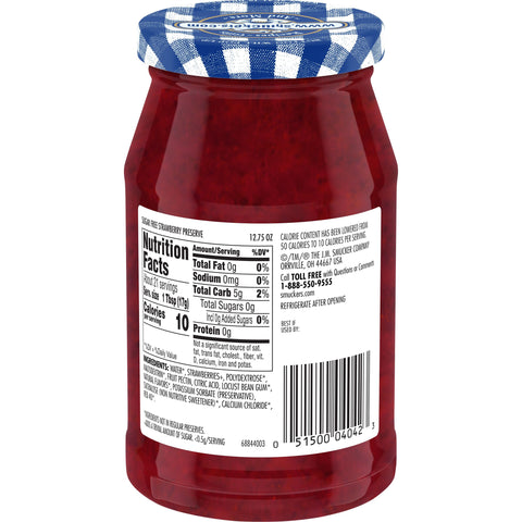 Smucker's® JAM STRAWBERRY SUGAR FRE