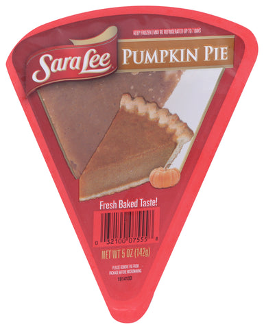 Sara Lee Frozen PIE PUMPKIN SLICED IW