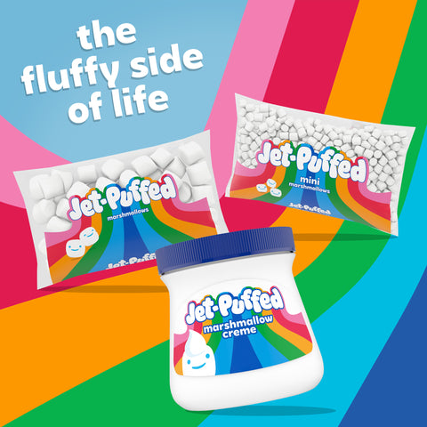 Jet-Puffed Marshmallow Creme - 7 oz. jar, 12 per case