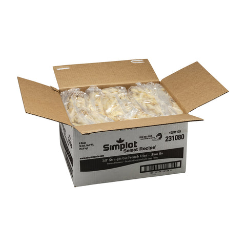 Simplot Select Recipe Straight Cut Potato French Fry, 5 Pound -- 6 per case.