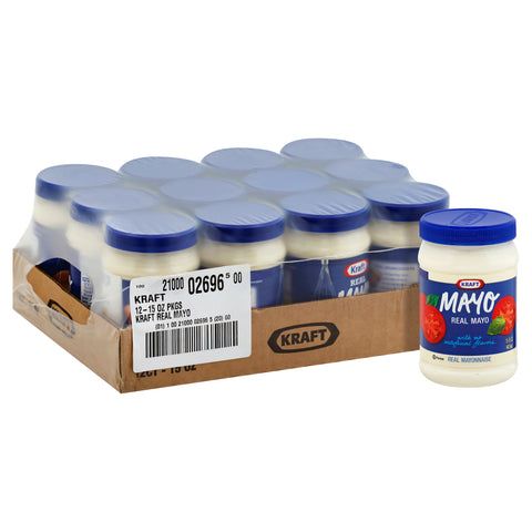 Kraft Real Mayonnaise, 15 Ounce -- 12 per case.