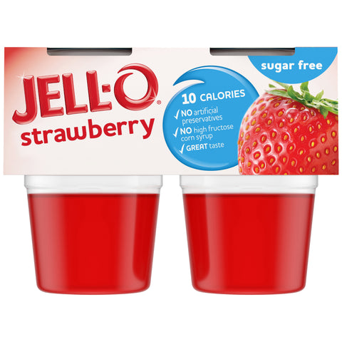 Gelatin Strawberry Sugar Free Snackpak