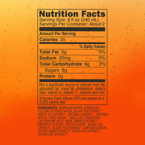 Kevita KEVITA KOMBUCHA PNAPPL PEACH GLS12/15.2Z