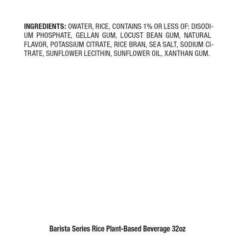 Pacific Foods MILK RICE ORIGINAL BARISTA SERIES AESPETIC CARTON