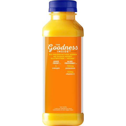 Naked Juice JUICE ORANGE PLASTIC BOTTLE