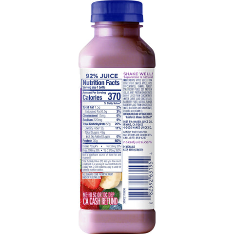 Naked Juice JUICE DRINK DOUBLE BERRY PROTEIN ZONE