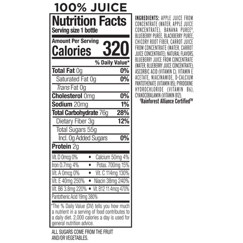 Naked Juice DRINK BLUE MACHINE REFRIGERATED PLASTIC BOTTLE