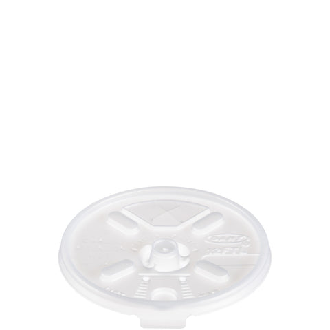 Lid Translucent Lift N Lock W/straw Slot For 10j12, 12j12, 14j12, 14fj12, 12x12, 6sj12, 8sj12, 6b12