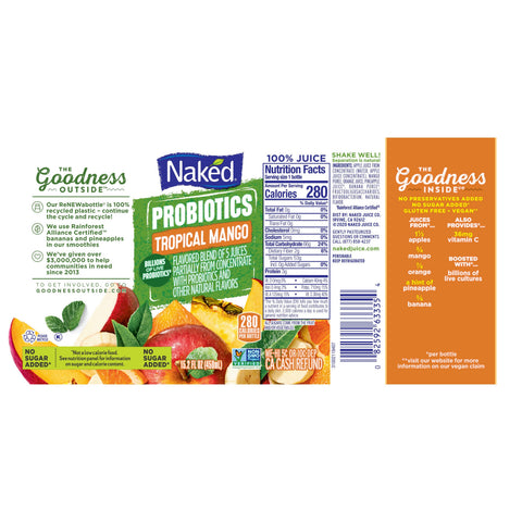 Naked Juice JUICE TROPICAL PROBIOTICS
