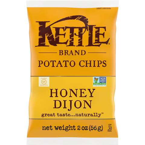 Kettle Honey Dijon Potato Chip - 2 oz. bag, 6 per case