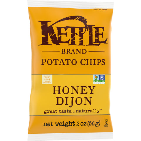 Kettle Honey Dijon Potato Chip - 2 oz. bag, 6 per case