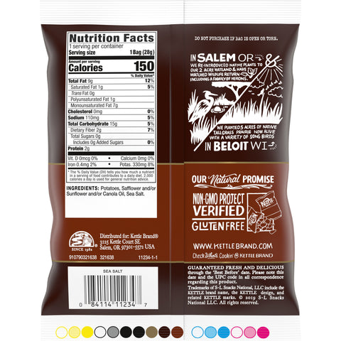 Chip Potato Kettle Sea Salt