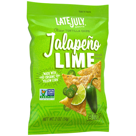 Late July Snacks LATE JULY CHPS CLASICO JALA LIME6/2 Z