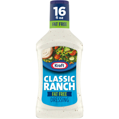 Kraft Fat Free Ranch Dressing, 16 Ounce -- 6 Case