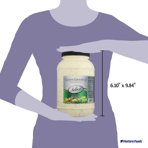 Classic Gourmet Select Buttermilk Ranch Dressing, 1 Gallon -- 4 per case.