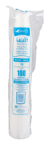 Cup Polystyrene Translucent 9 Oz