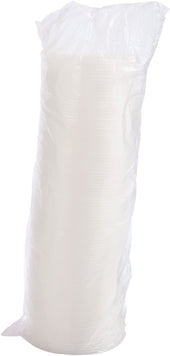 Dart LID PLASTIC TRANSLUCENT STRAW SLOTTED FOR CUP 20 OZ