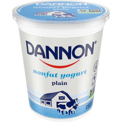 Dannon® YOGURT PLAIN ALL NATURAL NON FAT