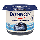 Yogurt Blueberry Low Fat Fruit On The Bottom