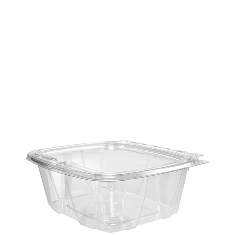 Dart ClearPac® CONTAINER PLASTIC CLEAR TAMPER-RESISTANT TAMPER-EVIDENT W/ FLAT LID 32 OZ