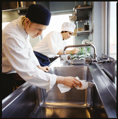 Tork White Foodservice Cloth, 13 x 24 inch -- 150 per case