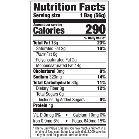 Kettle Krinkle Cut Salt and Fresh Ground Pepper Potato Chips - 2 oz. bag, 6 per case