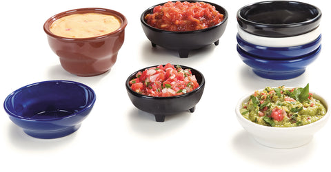 Carlisle BOWL DEEP SALSA LENNOX BROWN 8 OZ