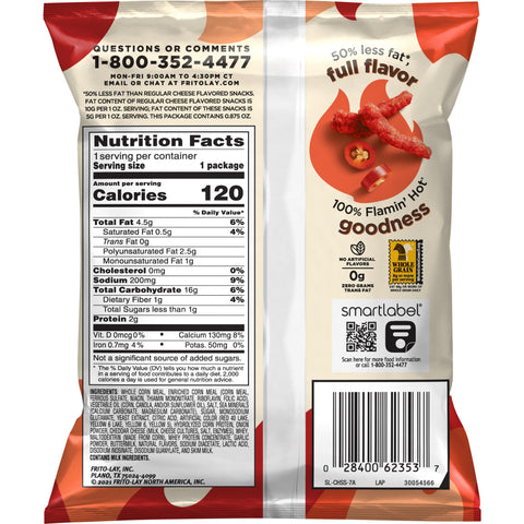 Snack Cheetos® Baked Whole Grain Flamin Hot